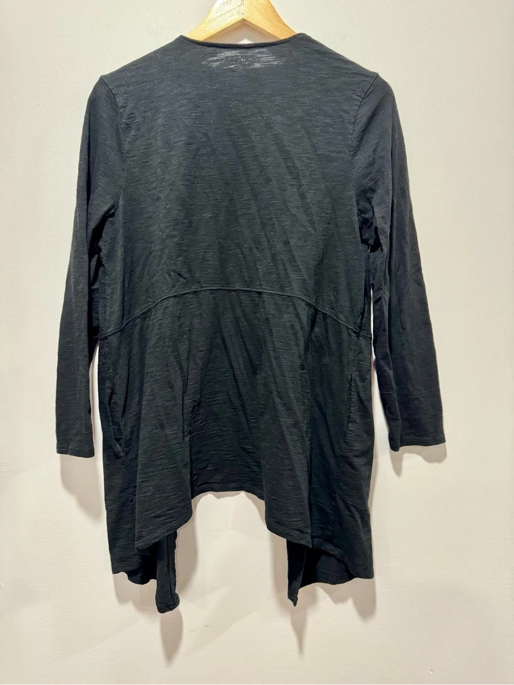 Chico's Ultimate Tee Cotton Slub Open Front Cardigan Size M Size 1